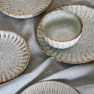 Zestaw porcelany obiadowy Creative Collection Fleur 12 szt. - 6