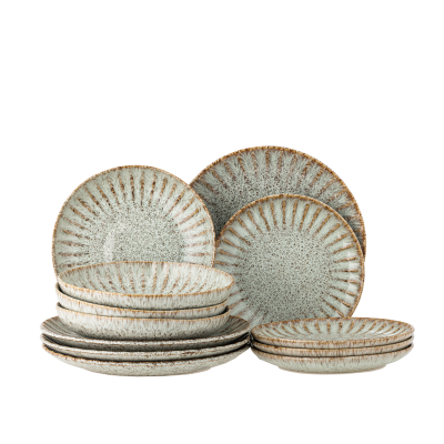 Zestaw porcelany obiadowy Creative Collection Fleur 12 szt.