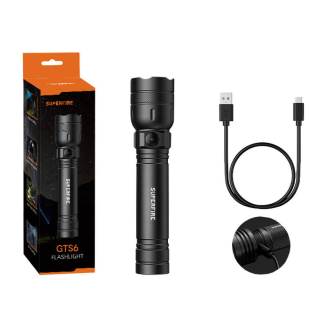 Latarka SUPERFIRE GTS6 360lm USB-C - 3