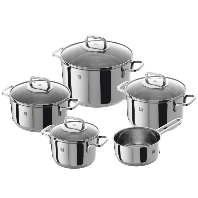  Set of 5 Zwilling Quadro pots