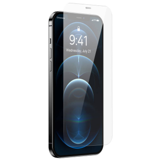 Szkło hartowane z powłoką przeciwpyłową 0.3mm Baseus Schott HD do iPhone 12 Pro Max - 4