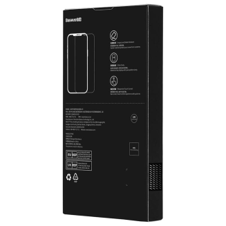 Szkło hartowane z powłoką przeciwpyłową 0.3mm Baseus Schott HD do iPhone 12 Pro Max - 8
