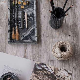 Taca łazienkowa Mette Ditmer Denmark Marble Black - 2