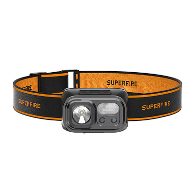 SUPERFIRE HL23-S headlamp, 350lm light output, USB-C