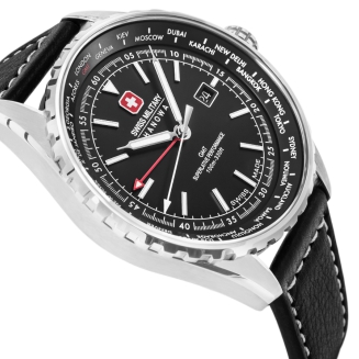 Zegarek Męski SWISS MILITARY HANOWA Afterburn GMT SMWGB0003201 + BOX - 2