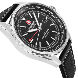Zegarek Męski SWISS MILITARY HANOWA Afterburn GMT SMWGB0003201 + BOX - 2