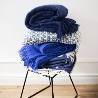 Koc Lapuan Kankurit Corona grey-rainy blue 130x170 cm - 4