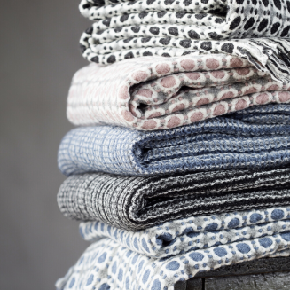 Koc Lapuan Kankurit Corona grey-rainy blue 130x170 cm - 5