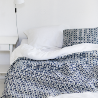 Koc Lapuan Kankurit Corona grey-rainy blue 130x170 cm - 3