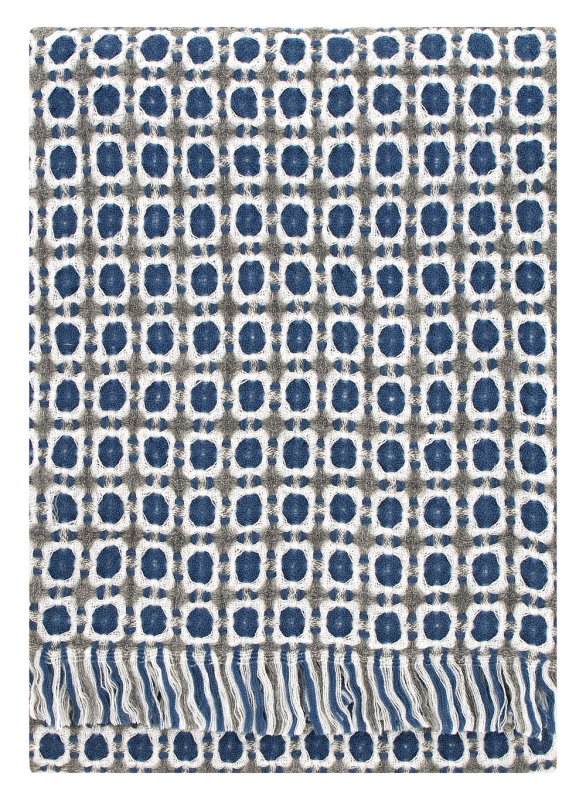 Koc Lapuan Kankurit Corona grey-rainy blue 130x170 cm