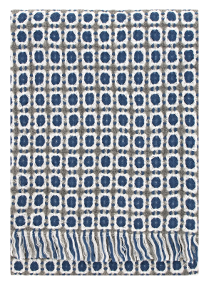 Koc Lapuan Kankurit Corona grey-rainy blue 130x170 cm