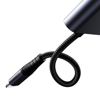 Adapter audio 2w1 Joyroom SY-L01 lightning do 3.5mm + lightning (czarny) - 5