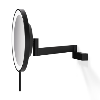 Kosmetyczne lustro ścienne z podświetleniem LED Zack Linea czarne | BESTSELLER - 2