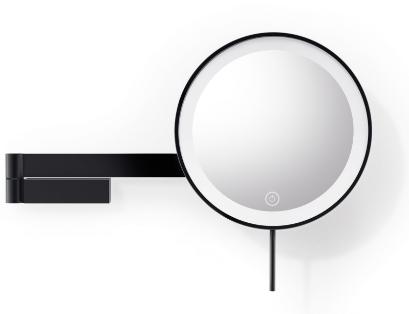  Zack Linea LED-illuminated cosmetic wall mirror, black | BESTSELLER