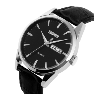 Zegarek Męski Skmei 9073SIBK-B + BOX - 2