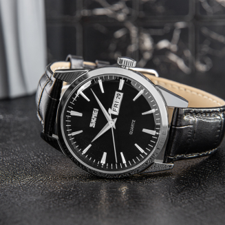 Zegarek Męski Skmei 9073SIBK-B + BOX - 5