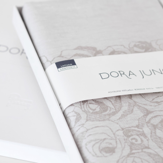 Obrus Lapuan Kankurit 100 Ruusua linen 150x200 cm - 2