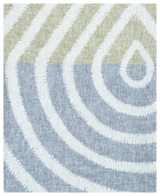 Obrus-narzuta Lapuan Kankurit Metsalampi blueberry-olive 150x260 cm