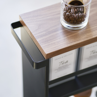 Regał na kółkach Yamazaki Tower Rolling Slim czarny - 6