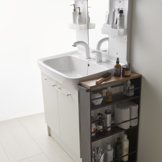 Regał na kółkach Yamazaki Tower Rolling Slim czarny - 10