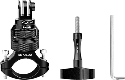  PULUZ 360° Aluminum Handlebar Mount for Action Cameras (Black)