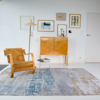 Dywan Louis de Poortere Atlantic Streaks long island blue - 9