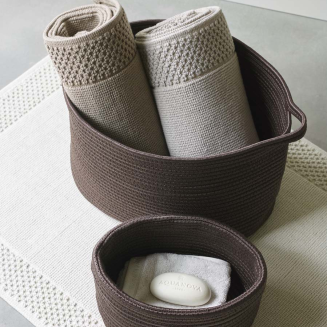 Mata łazienkowa Aquanova Yuna Truffle 60x60 cm - 4