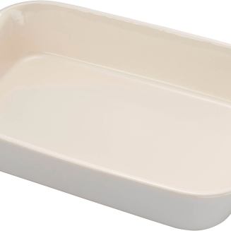 Zestaw 3 prostokątnych półmisków ceramicznych Staub - Kość słoniowa - 2