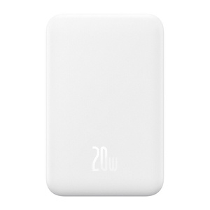 Powerbank BASEUS mini magnetyczny 5000mAh 20W USB-C (biały)
