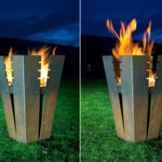  Keilbach Fuji garden fire pit with grill - 8