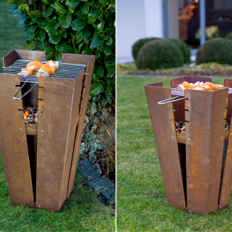 Palenisko ogrodowe z grillem Keilbach Fuji - 7