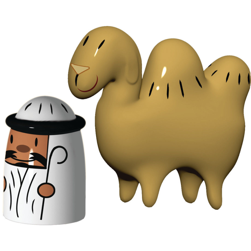  Alessi Amir&Camelus Christmas figurines