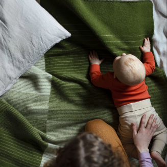 Koc Lapuan Kankurit KAAMOS white-olive 100x150 cm - 3