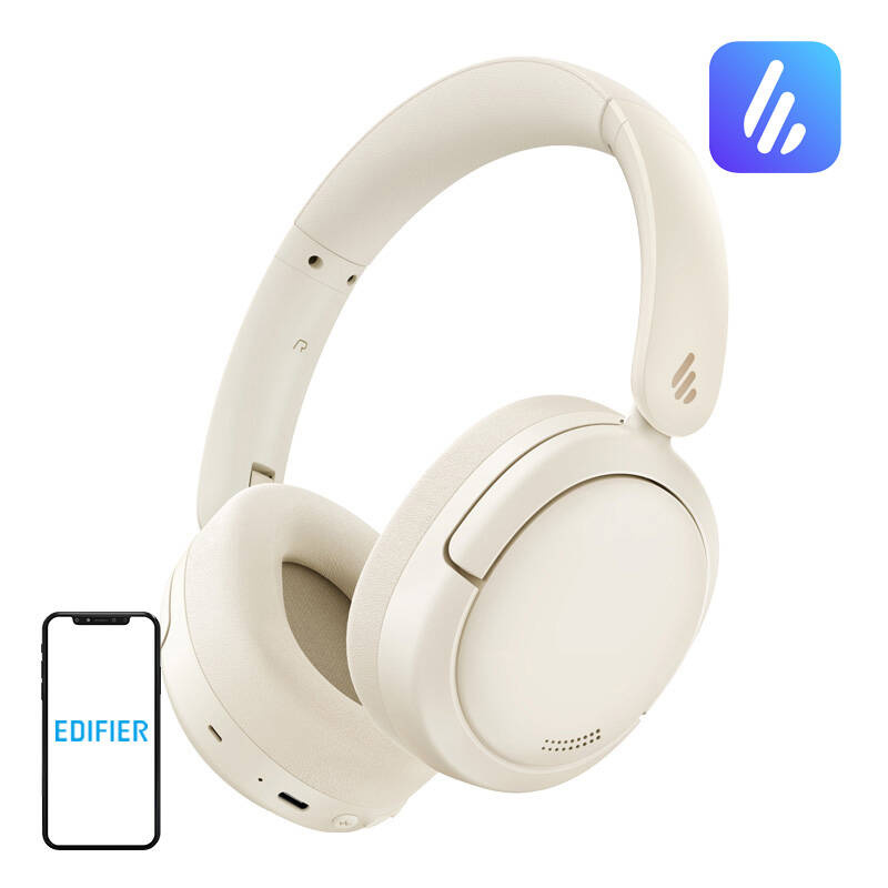Słuchawki nauszne EDIFIER W800BT Pro ANC (beżowe)