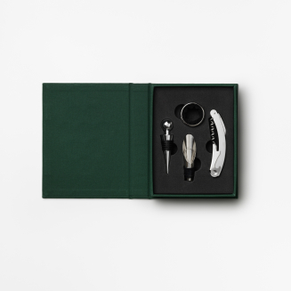 Zestaw prezentowy do wina - szary | PRINTWORKS - 2