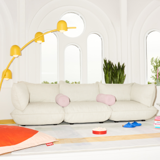 Poduszka wałek Fatboy Sumo Puff Rolster Bubble Pink - 7