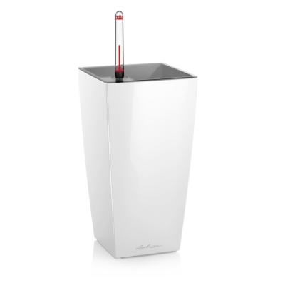 Donica Lechuza Mini Cubi | Maxi Cubi biały połysk
