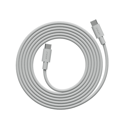 Kabel Avolt 1 USB C do ładowania USB C 2 m szary