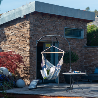 Stojak na fotel hamakowy lub na wiszące siedzisko dziecięce La Siesta Arcada Anthracite - 7