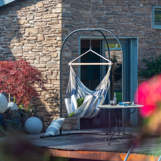 Stojak na fotel hamakowy lub na wiszące siedzisko dziecięce La Siesta Arcada Anthracite - 9