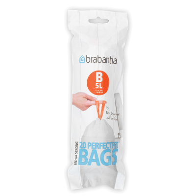  Brabantia PerfectFit Bags garbage bags size B 5l 20 pcs