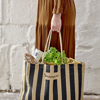 Torba Bloomingville Bergamo Black Jute - 3