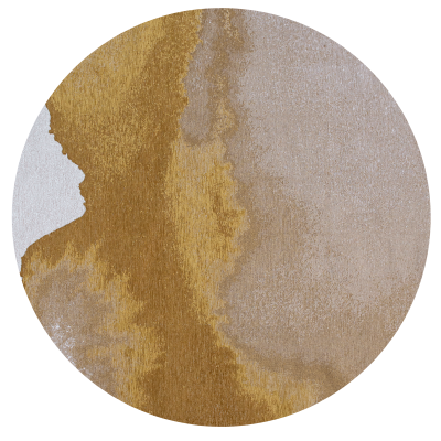 Okrągły dywan Louis de Poortere Meditation Lagoon Sunset