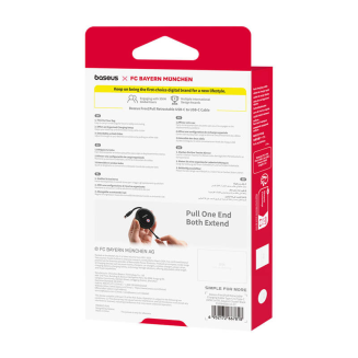 Baseus Kabel Ładowania USB-C do USB-C 100W (czarny) Edycja Bayern - 6