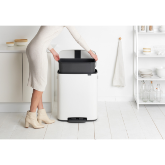 Kosz na śmieci Brabantia Bo 60l biały - 8