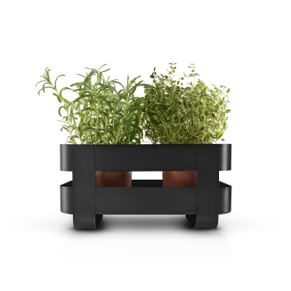  Eva Solo Black Self-Watering Herb Pot Organizer - 3