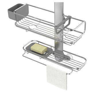  Simplehuman Plus adjustable shower baskets - 3