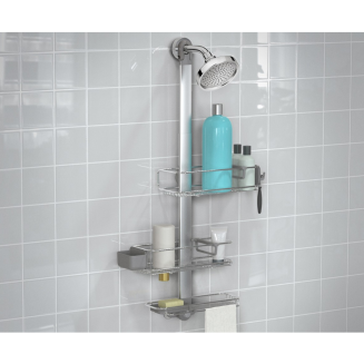  Simplehuman Plus adjustable shower baskets - 4