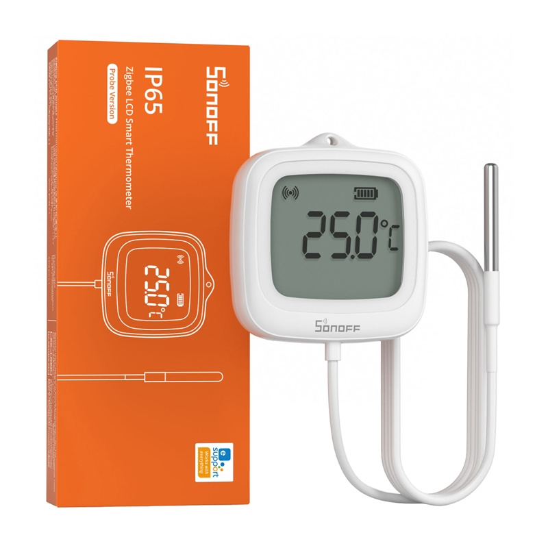 SONOFF SNZB-02LD ZigBee LCD temperature sensor with probe