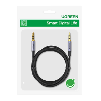  UGREEN AV183 jack cable 3.5mm-3.5mm 1.5m (black) - 2